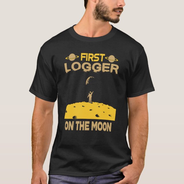 Camiseta Logger On The Moon (Anverso)