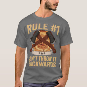 Camiseta Logger Rule 1 Dont Throw It Backwards Lumberjack1