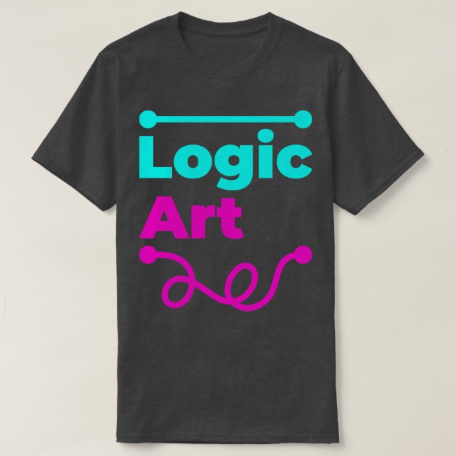 Camiseta Lógica contra arte (Diseño del anverso)