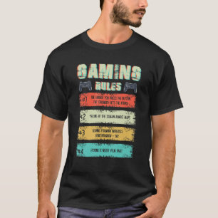 Camiseta Lógica de Gamer Juegos de Video Gamer