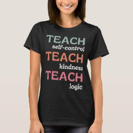 Camiseta Lógica de la señalización de la amabilidad de la s