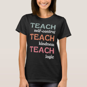 Camiseta Lógica de la señalización de la amabilidad de la s