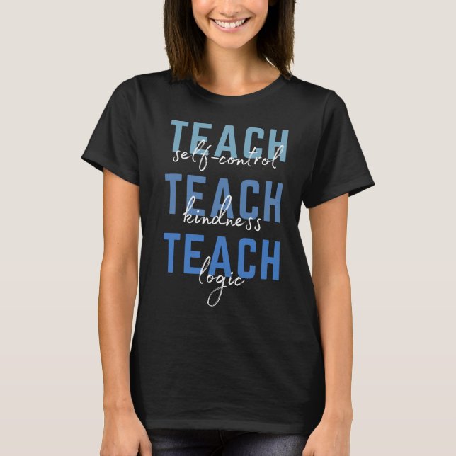 Camiseta Lógica de la señalización de la amabilidad de la s (Anverso)