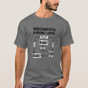 Camiseta Lógica de ladrido de perro, divertida idea de rega