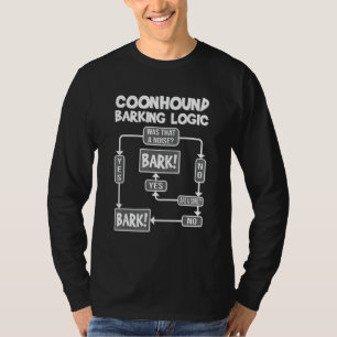 Camiseta Lógica de ladrido de perro, idea divertida de rega
