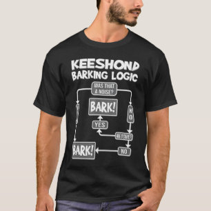Camiseta Lógica de ladrido de perro, idea divertida de rega