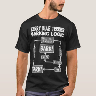 Camiseta Lógica de ladrido de perro, regalo divertido de pe