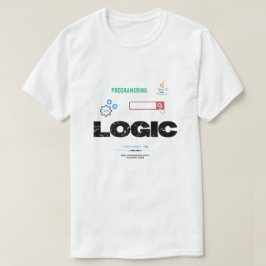 Camiseta Lógica Divertida Código Modo Activado Programación