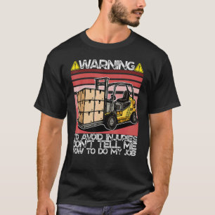 Camiseta Logístico Conductor de Carretilla Elevadora de Alm