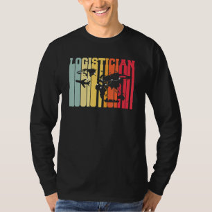 Camiseta Logístico Siluetas de Logística