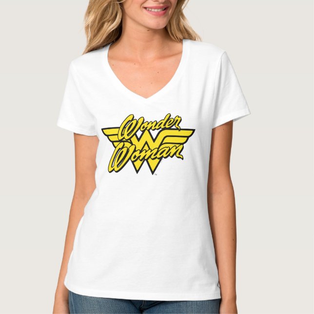 Camiseta Logo 1 de la mujer maravilla (Anverso)