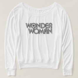 Camiseta Logo 3 de Wonder Woman B&W