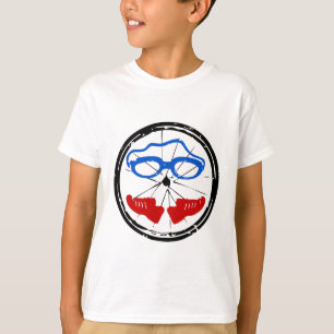 Camiseta Logo artístico fresco de Triathlon