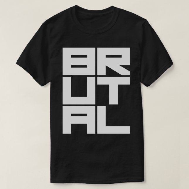 Camiseta Logo brutal (Diseño del anverso)