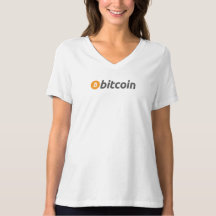 Logo clásico de Bitcoin con texto