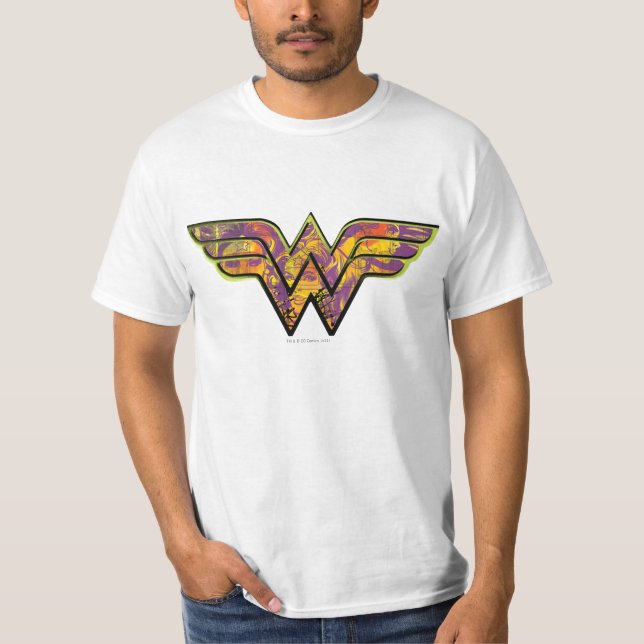 Camiseta Logo colorido de la mujer maravilla (Anverso)