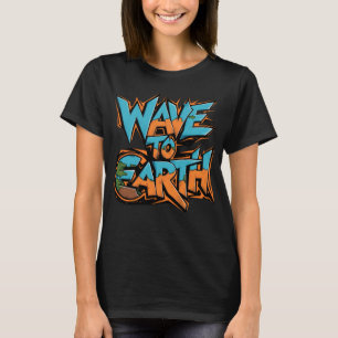 Camiseta Logo colorido de Wave to Earth