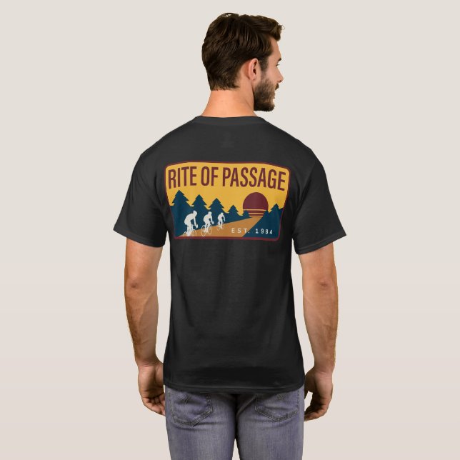 Camiseta Logo de 40 años - negro (Reverso completo)