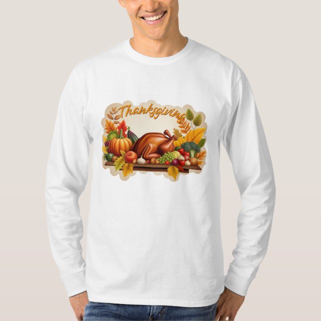 Camiseta Logo de Acción de Gracias (Anverso)