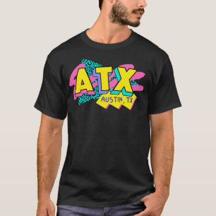 Camiseta Logo de Austin Texas Retro 90