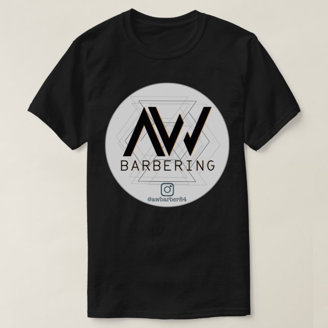 Camiseta Logo de AW Barber (Diseño del anverso)