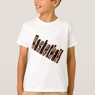 Camiseta Logo De Baloncesto Hecho Con Baloncesto,