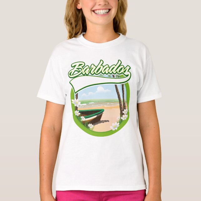 Camiseta Logo de Barbados Travel (Anverso)