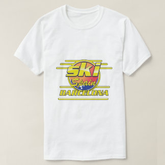 Camiseta Logo de Barcelona España para esquiar