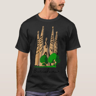 Camiseta Logo de Barcelona Gaudi