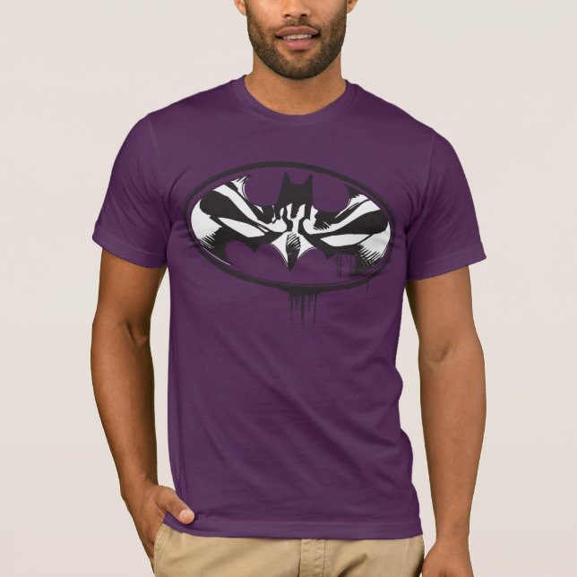 Camiseta Logo de Batman Drip (Anverso)