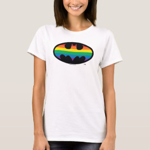 Camiseta Logo de Batman Rainbow