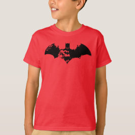 Camiseta Logo de Batman y Gotham Silhouette Bat