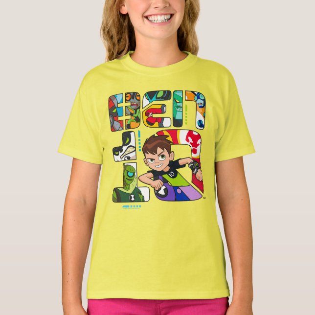 Camiseta Logo de Ben 10 Alien (Anverso)