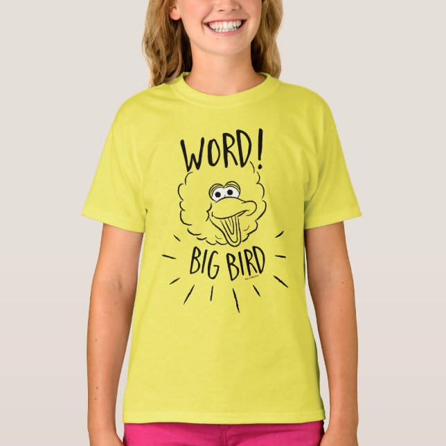 Camiseta Logo de Big Bird Skate - ¡Palabra! Gran Bird (Anverso)