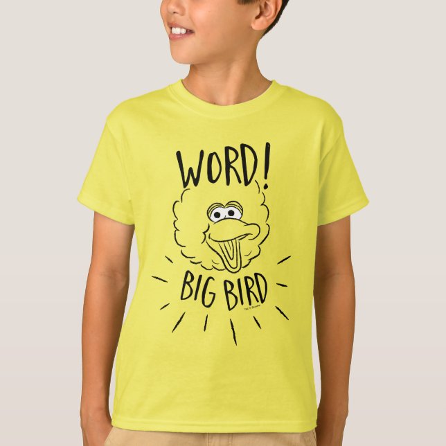 Camiseta Logo de Big Bird Skate - ¡Palabra! Gran Bird (Anverso)