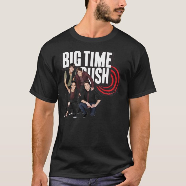 Camiseta Logo de Big Time Rush y miembros de Classic T-Shir (Anverso)
