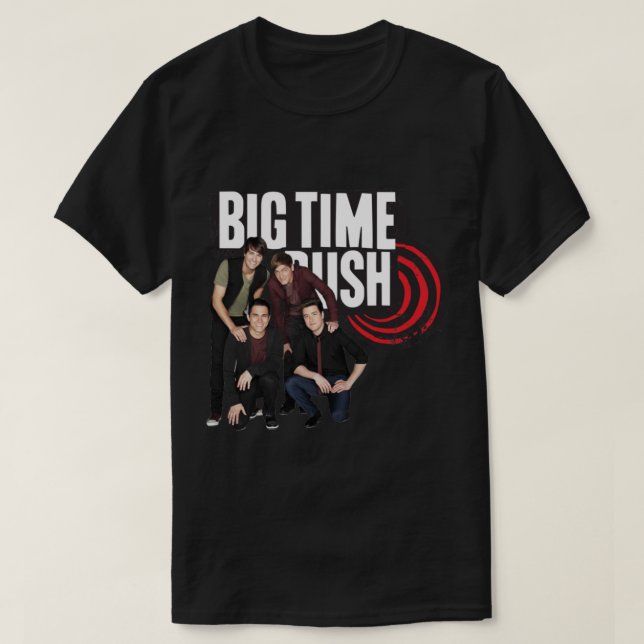 Camiseta Logo de Big Time Rush y sus miembros (Diseño del anverso)