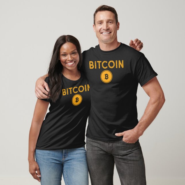 Camiseta Logo de BITCOIN, Bitcoin criptográfico (Unisexo)