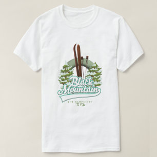 Camiseta Logo de Black Mountain New Hampshire Ski.