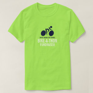 Camiseta Logo de Blue Cycling, evento Charity Bike-a-Thon