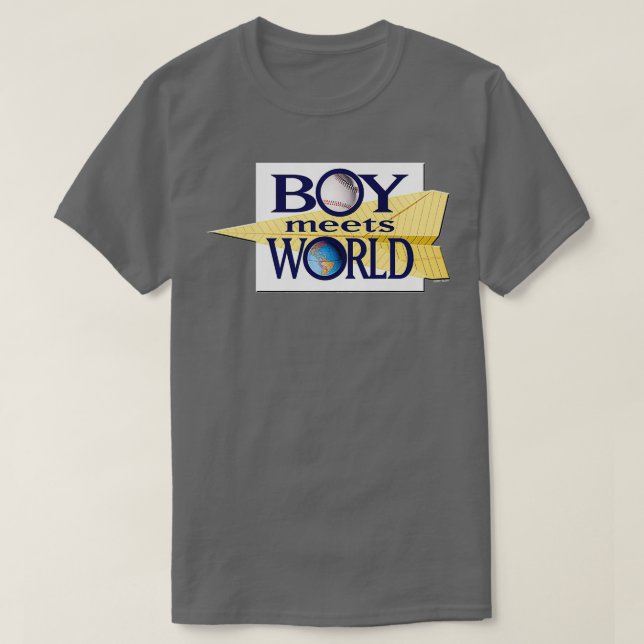Camiseta Logo de Boy Meets World Show Premium (Diseño del anverso)