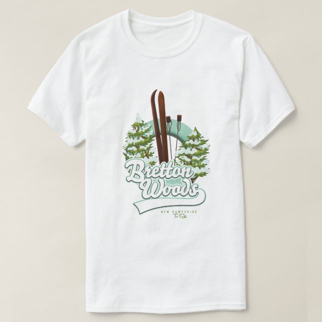 Camiseta Logo de Bretton Woods New Hampshire (Diseño del anverso)