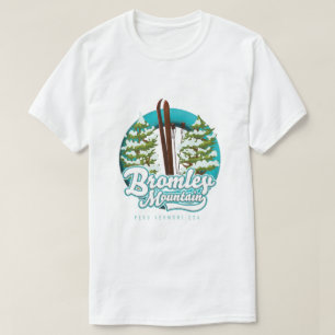 Camiseta Logo de Bromley Mountain Peru Vermont US Ski