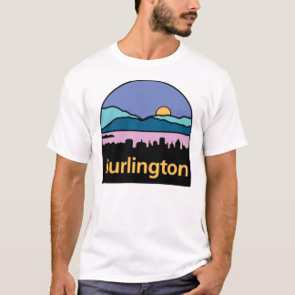 Camiseta Logo de Burlington, Pegatina Vermont