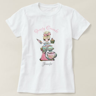 Camiseta Logo de Cakes Cookie Bakery, negocio de marca de p