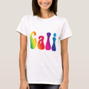 Camiseta Logo de Cali Tie-Dye California Hippie