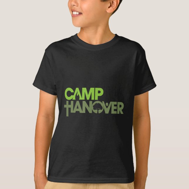 Camiseta Logo de Camp Hanover - Colores oscuros (Anverso)