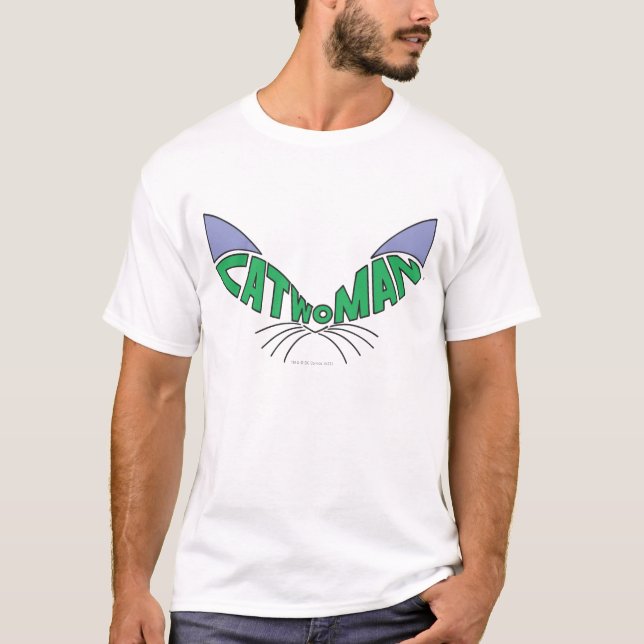 Camiseta Logo de Catwoman Green (Anverso)