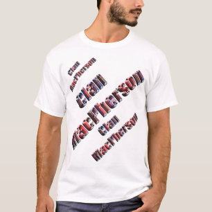 Camiseta Logo de Clan MacPherson Tartan,