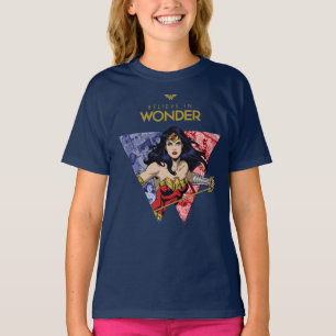 Camiseta Logo De Cómic De La Mujer Maravilla "Creer En La 
